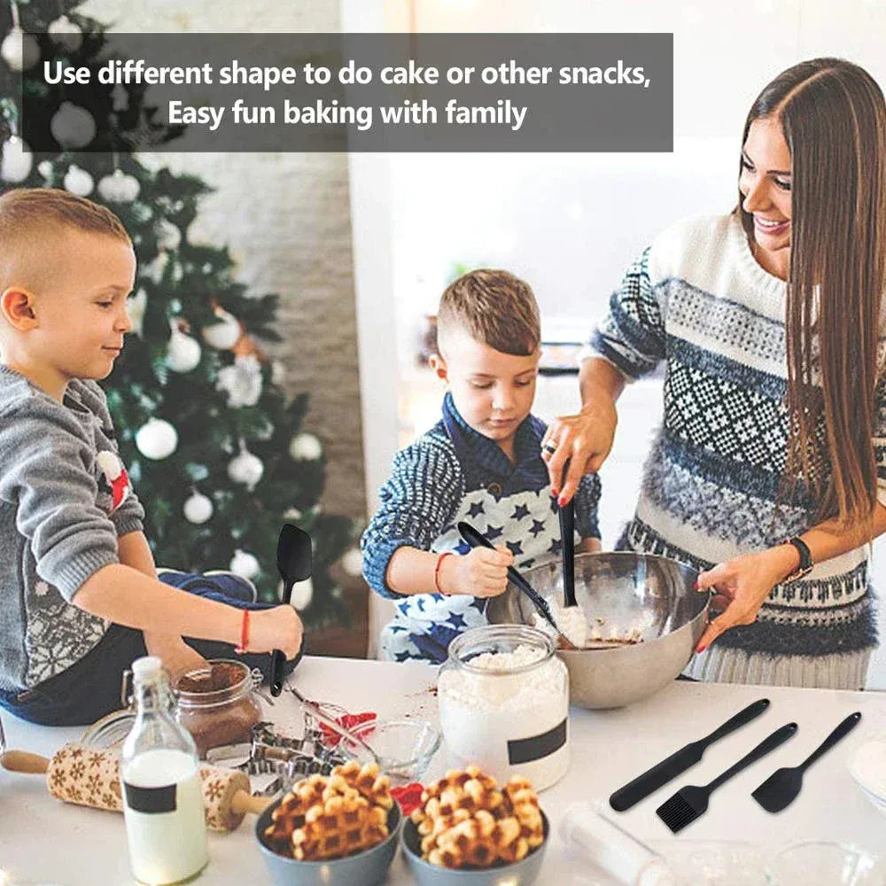 Set Spatules Silicone 6 Pieces | Résistantes à la Chaleur et Antiadhésives spatule en silicone