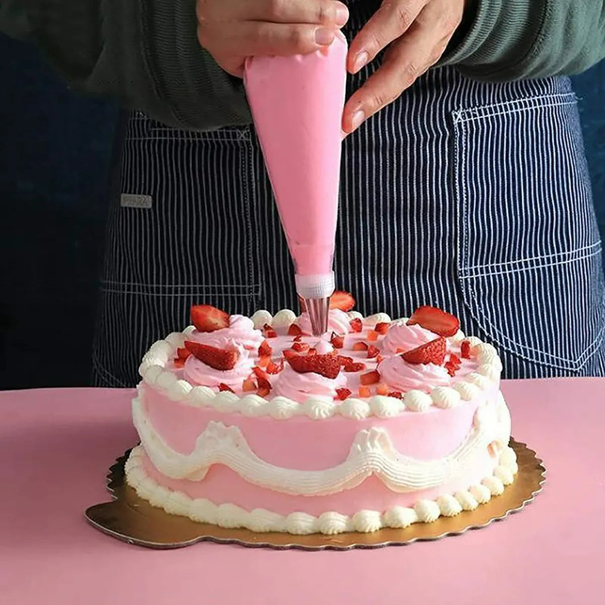 Poches à Douilles Jetables Épaisses - 100 PCS pour Décoration de Gâteaux douillepoche