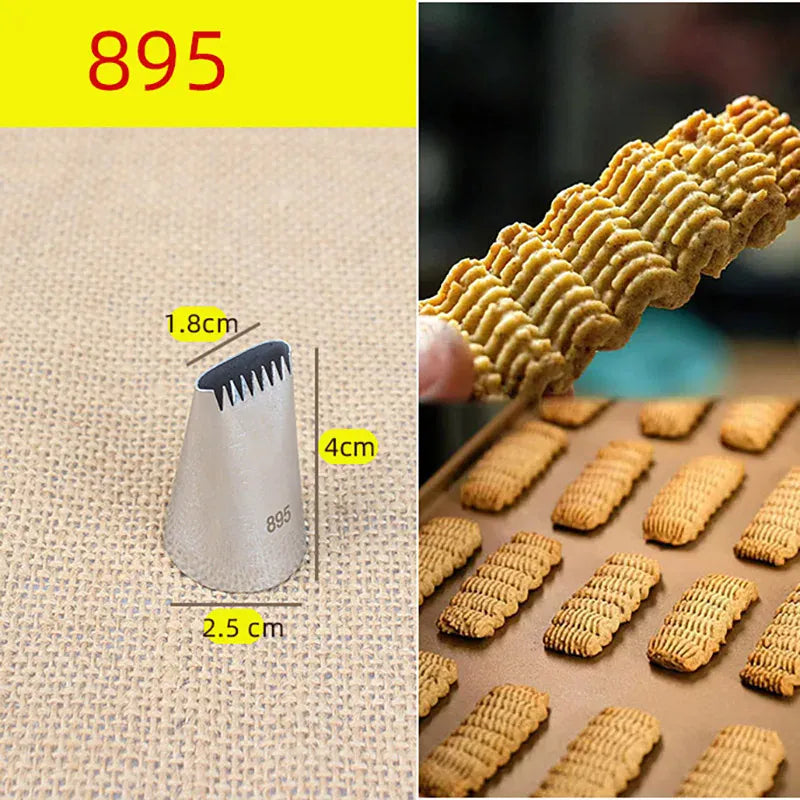 Set de 15 douilles à pâtisserie en acier inoxydable pour gâteaux et desserts douillepoche