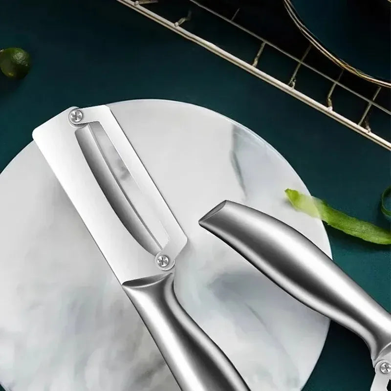 Éplucheur en Acier Inoxydable pour Courges et Fruits Épais eplucheurs
