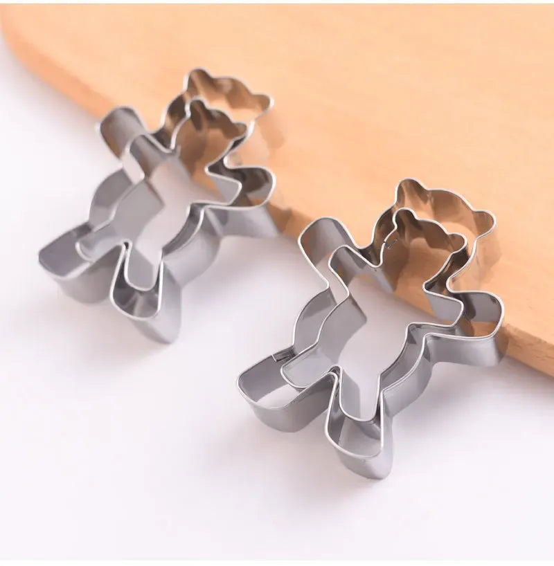 Emporte-pièce ours en inox - Découpeur de biscuits pour pâtisserie emportepieces