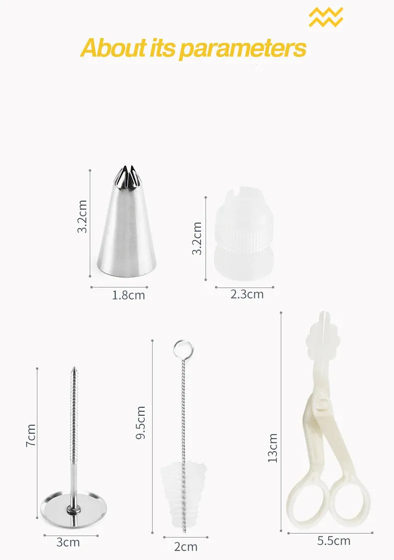 Douilles à pâtisserie en acier inoxydable - 24 pièces pour décoration gâteaux douillepoche