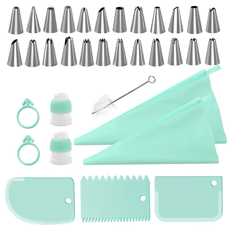 Poche à Douille Pâtisserie en Silicone avec 22 Accessoires Inclus douillepoche