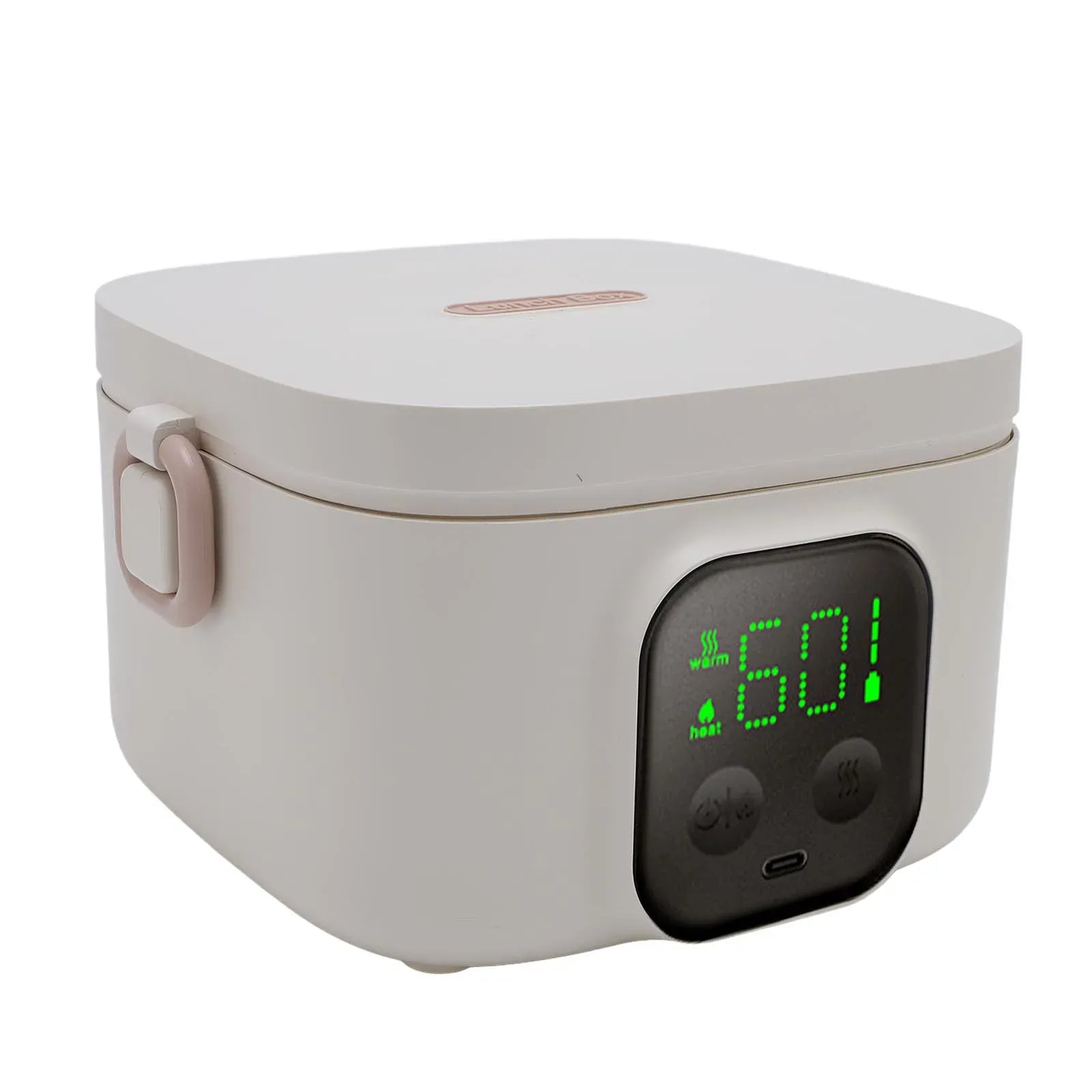 LunchBox Chauffante Sans Fil — 500 ml — 8800 mAh — Minuterie — Cuve Inox 304 lunchboxchauf
