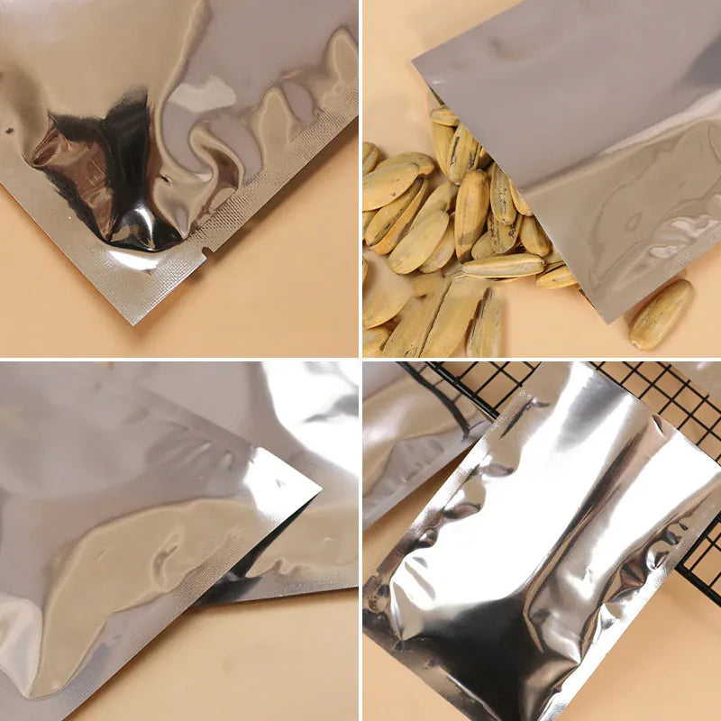 Sachets Zip Alimentaires Hermétiques Écologiques - Lot de 100 pièces