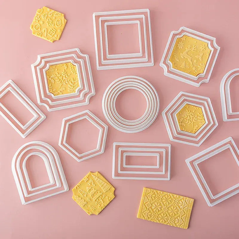 Emporte-pièce à Pâtisserie - Ensemble de 6 Formes Géométriques emportepieces
