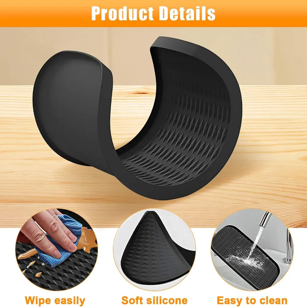 Grille Inox Air Fryer Rectangulaire 25x45 cm - Surface Facile à Nettoyer Air Fryer