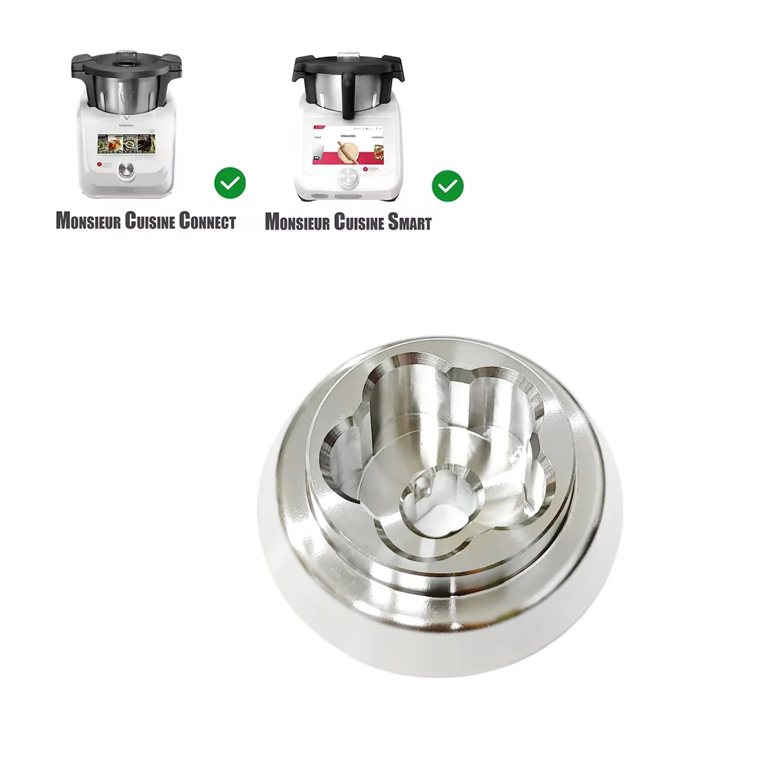 Clutch Guide Acier Inox pour Monsieur Cuisine Connect/Smart Monsieur Cuisine