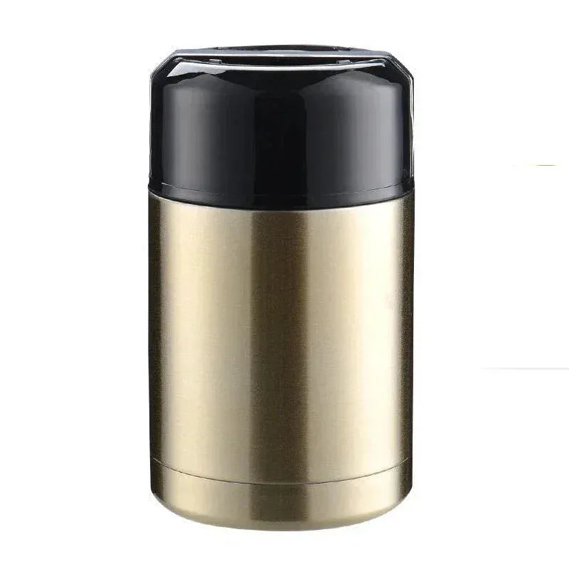 Thermos Alimentaire Inox — Isotherme 24h avec Pochette et Couverts lunchbox
