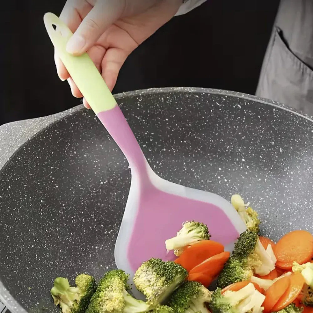 Spatule Silicone 6 Pieces Résistantes à la Chaleur pour Cuisson spatule en silicone