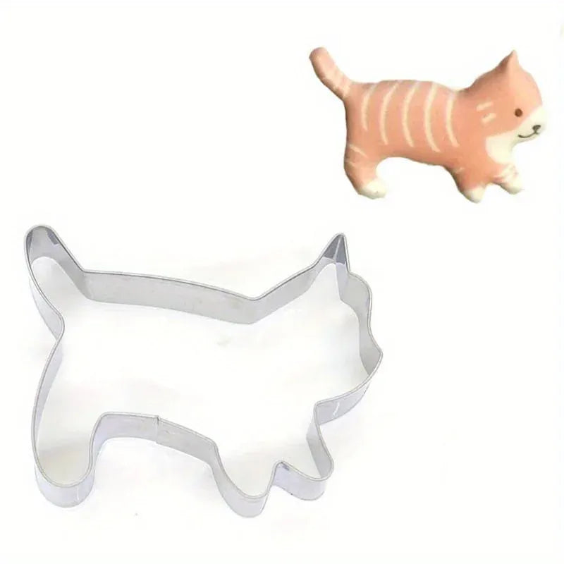 Emporte-pièces à biscuit en acier inoxydable - Set de 5 animaux emportepieces