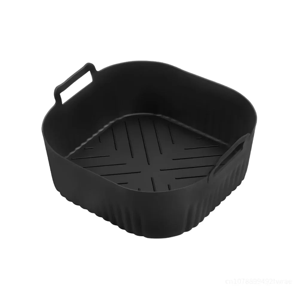 Moule Silicone Air Fryer Réutilisable 20cm Carré - Lot de 1 Air Fryer