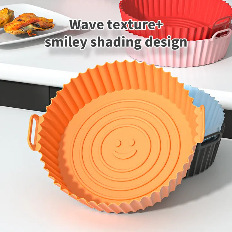 Moule Silicone Air Fryer Rond Réutilisable 25 cm - Lot de 1 Air Fryer
