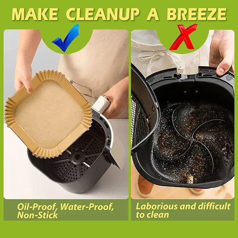 Papier Cuisson Air Fryer Jetable Rond 20-23 cm - Lot de 300 pièces Air Fryer