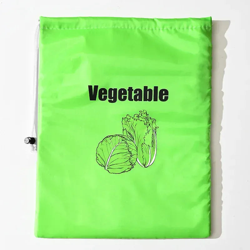 Sacs Conservation Légumes Réutilisables - Lot de 1 avec Cordon
