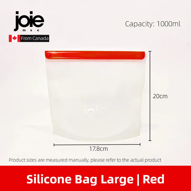 Sachets Silicone Réutilisables Hermétiques - Lot de 2 Pièces