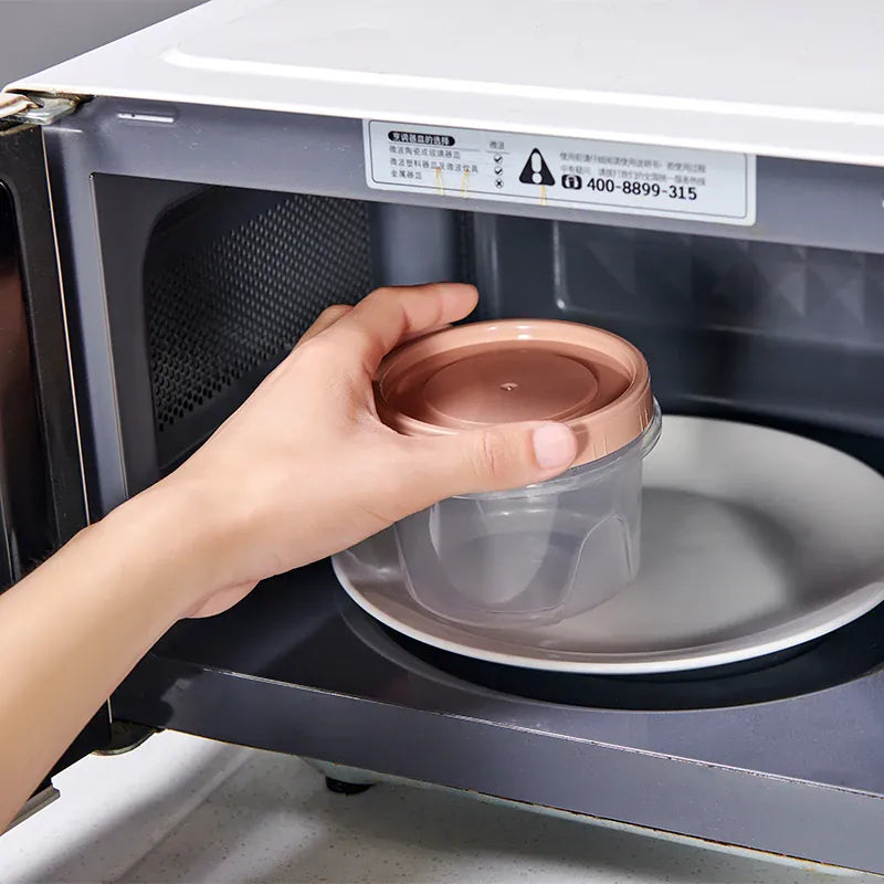 Boîte de Rangement Frigo Hermétique 500ml | 8 Pièces Empilables