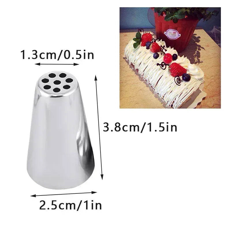 Douilles de pâtisserie en acier inoxydable - Set de 15 pièces pour décoration de gâteaux et cupcakes douillepoche