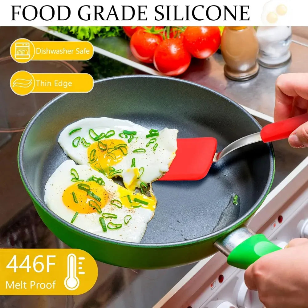 Spatule Silicone Mini Flexible 4 pièces pour Pâtisserie et Cuisine spatule en silicone