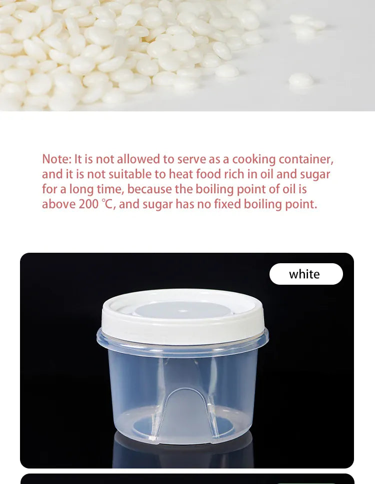 Boîte de Rangement Frigo Hermétique 500ml | 8 Pièces Empilables