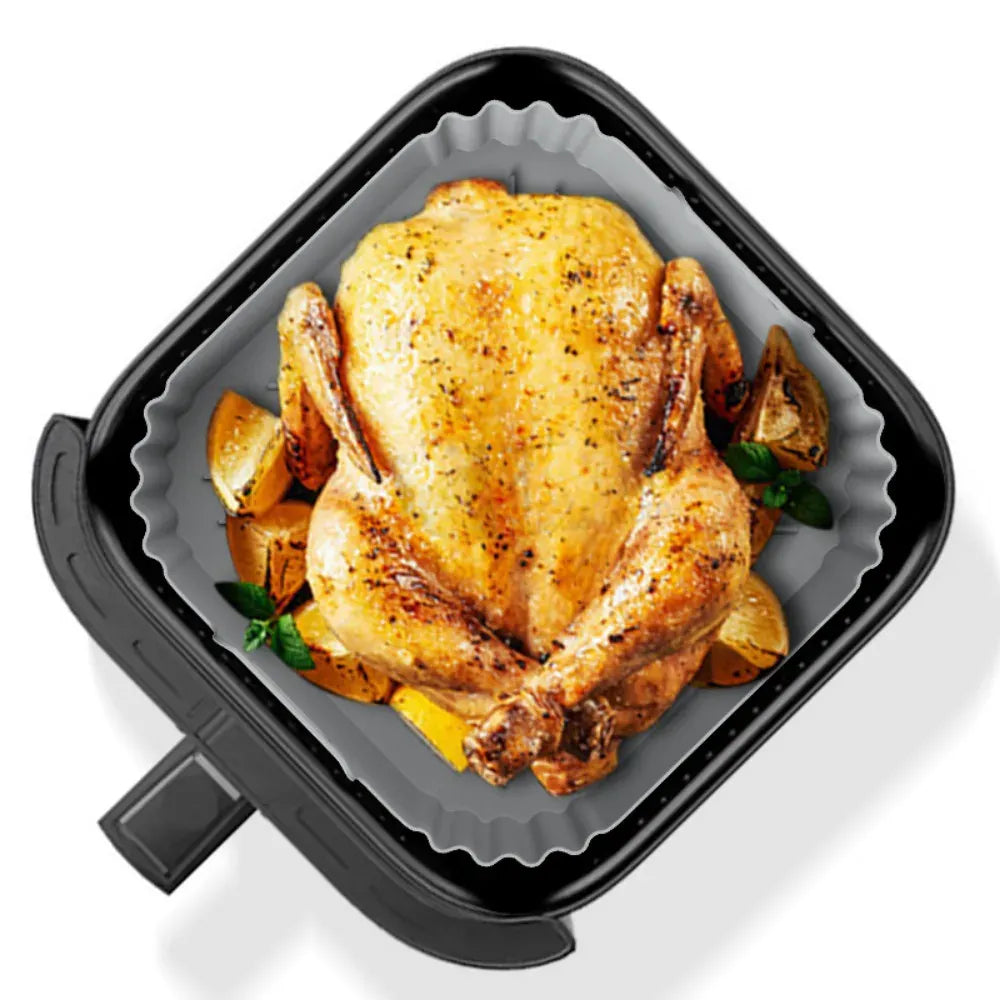 Moule Silicone Air Fryer Réutilisable 225 cm pour Friture 5-8QT Air Fryer