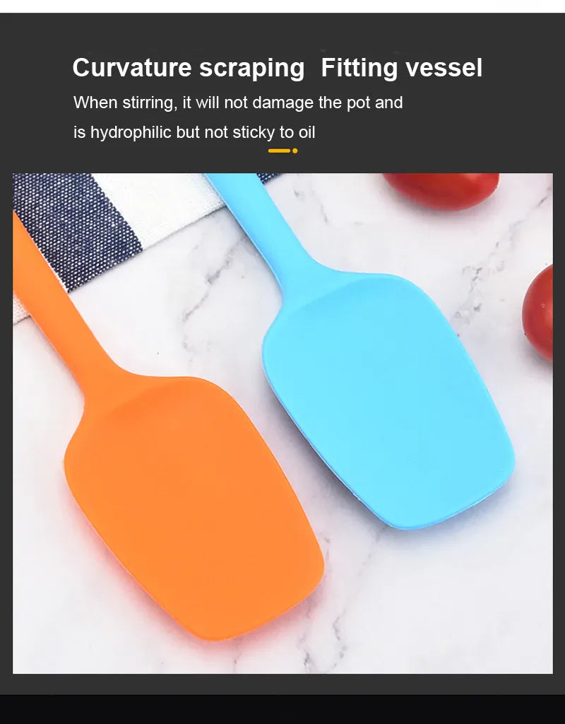 Spatule Silicone 21cm Résistante à Haute Température | Non-adhésive spatule en silicone