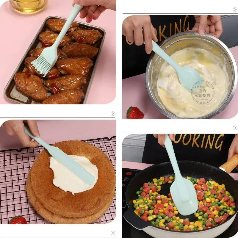 Set Spatules Silicone 6 Pièces Résistantes à la Chaleur pour Cuisine spatule en silicone