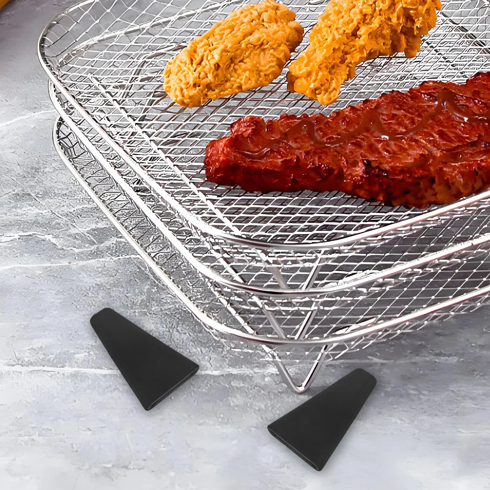 Bouchons Protecteurs en Silicone pour Friteuse Sans Huile - Lot de 8 Air Fryer