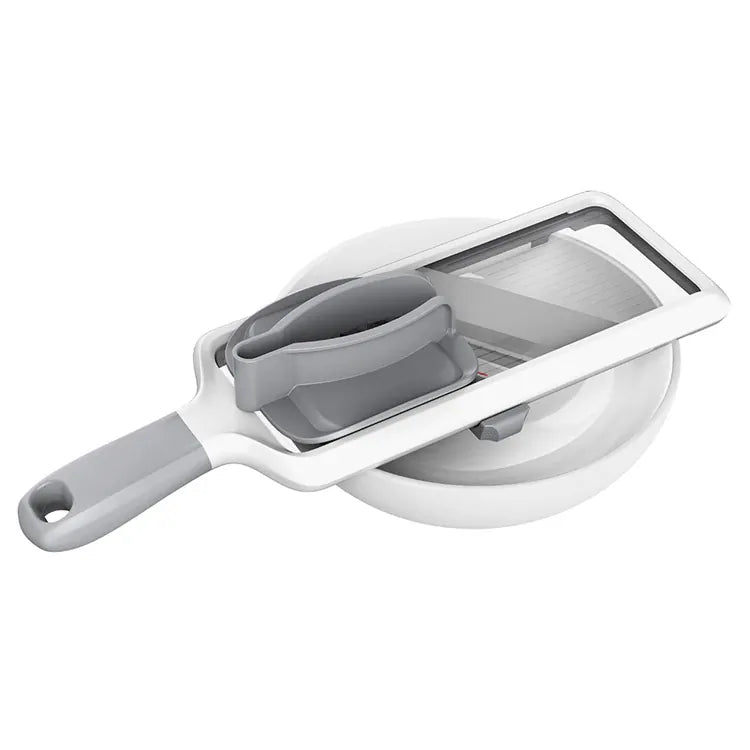 Mandoline avec Lame en Acier Inoxydable Ajustable pour Légumes et Fromage Mandoline