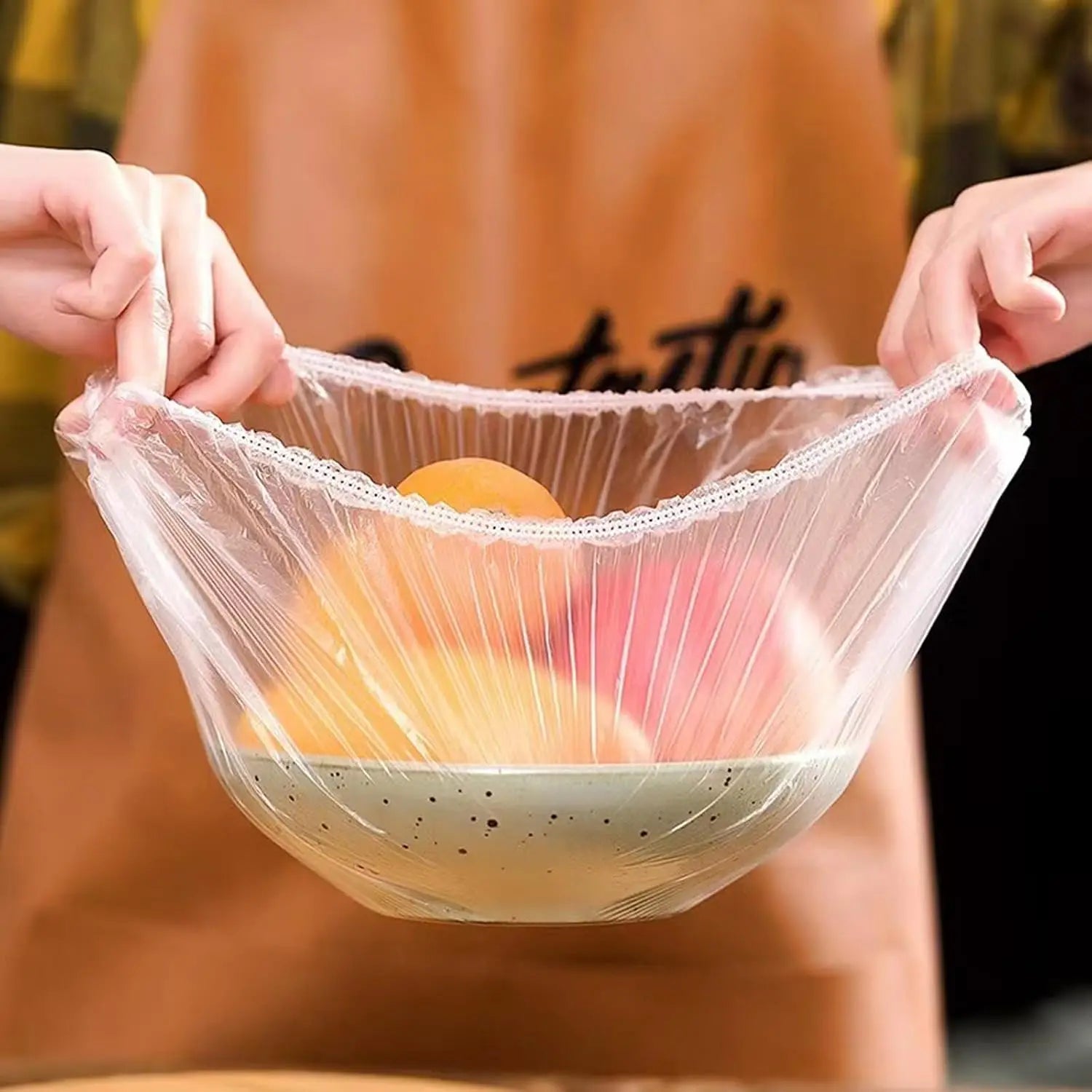 Film Alimentaire Élastique Jetable - Lot de 600 Pièces 14-35 cm