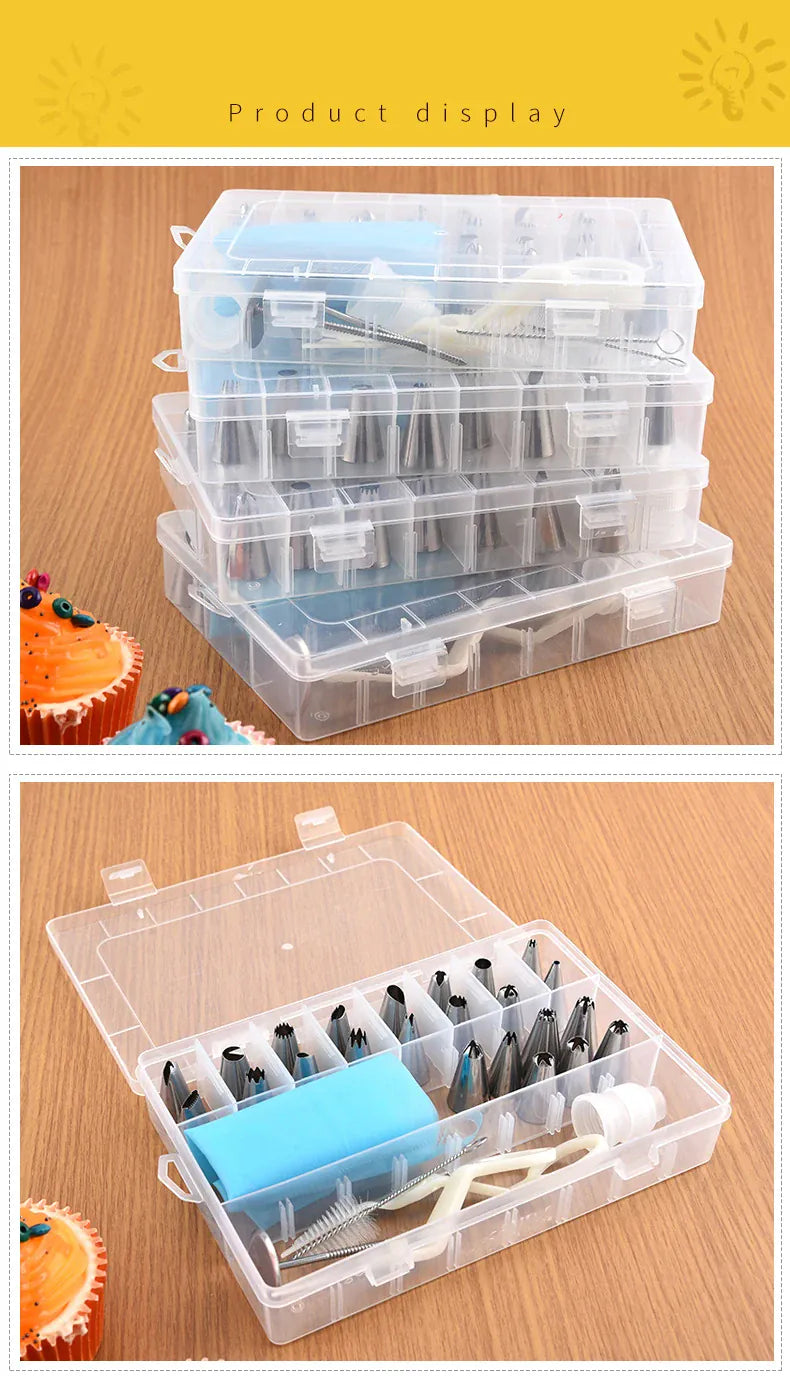 Douilles à pâtisserie en acier inoxydable - 24 pièces pour décoration gâteaux douillepoche