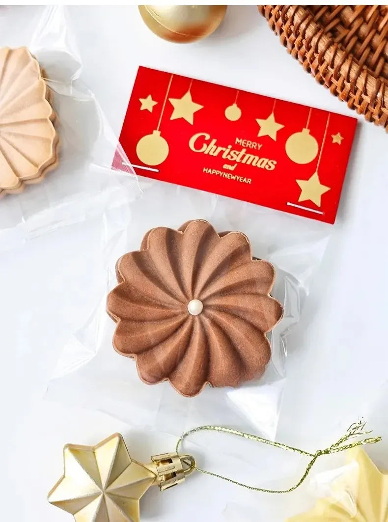 Emporte-pièces à biscuits en métal - Set de 3 modèles floraux emportepieces