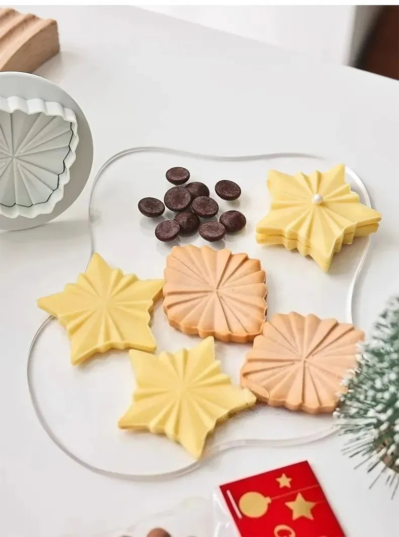 Emporte-pièces à biscuits en métal - Set de 3 modèles floraux emportepieces