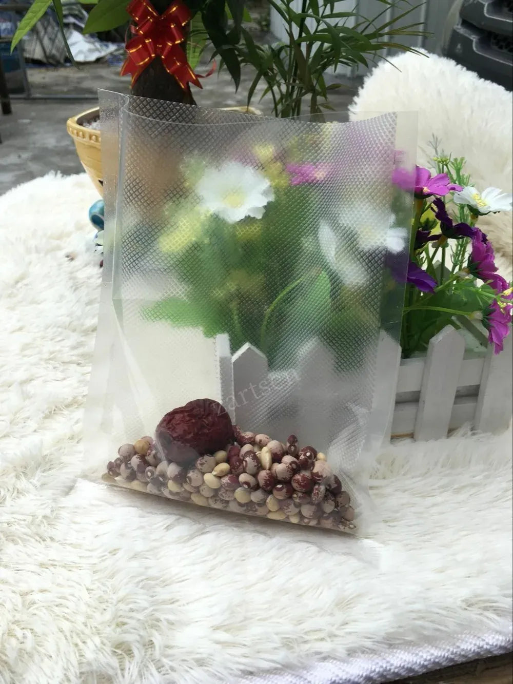 sacs sous vide pour aliments frais