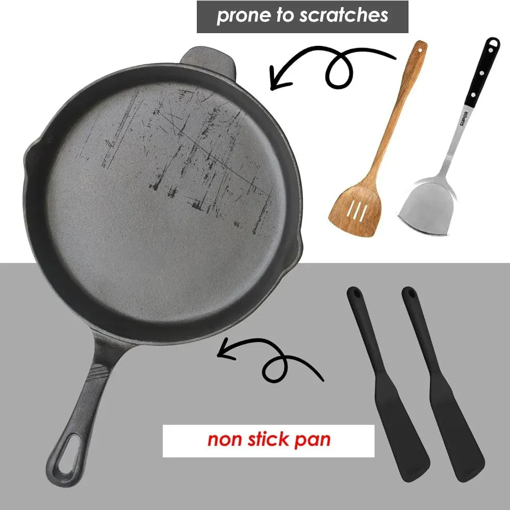 Spatule Silicone Résistante à la Chaleur pour Omelette et Crêpes spatule en silicone