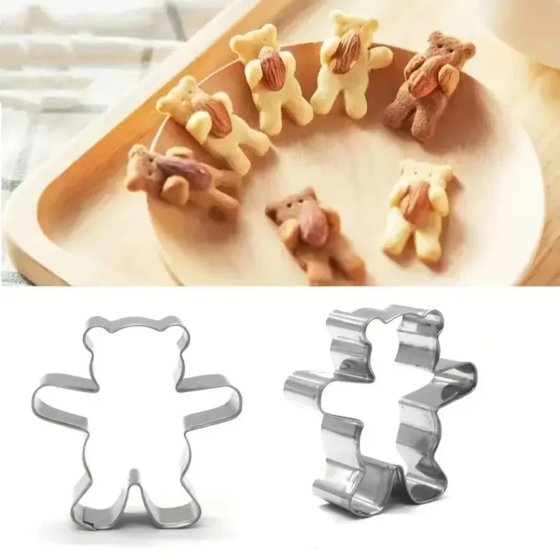 Emporte-pièce ours en inox - Découpeur de biscuits pour pâtisserie emportepieces