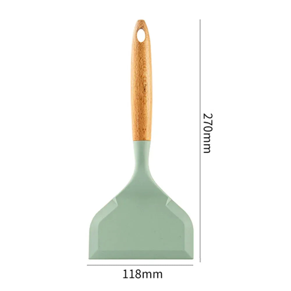 Spatule Silicone Large Résistante à la Chaleur pour Crêpes et Omelettes spatule en silicone
