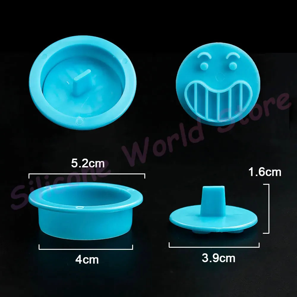 Emporte-pièce en silicone 13 pièces - Visages souriants pour pâtisserie emportepieces