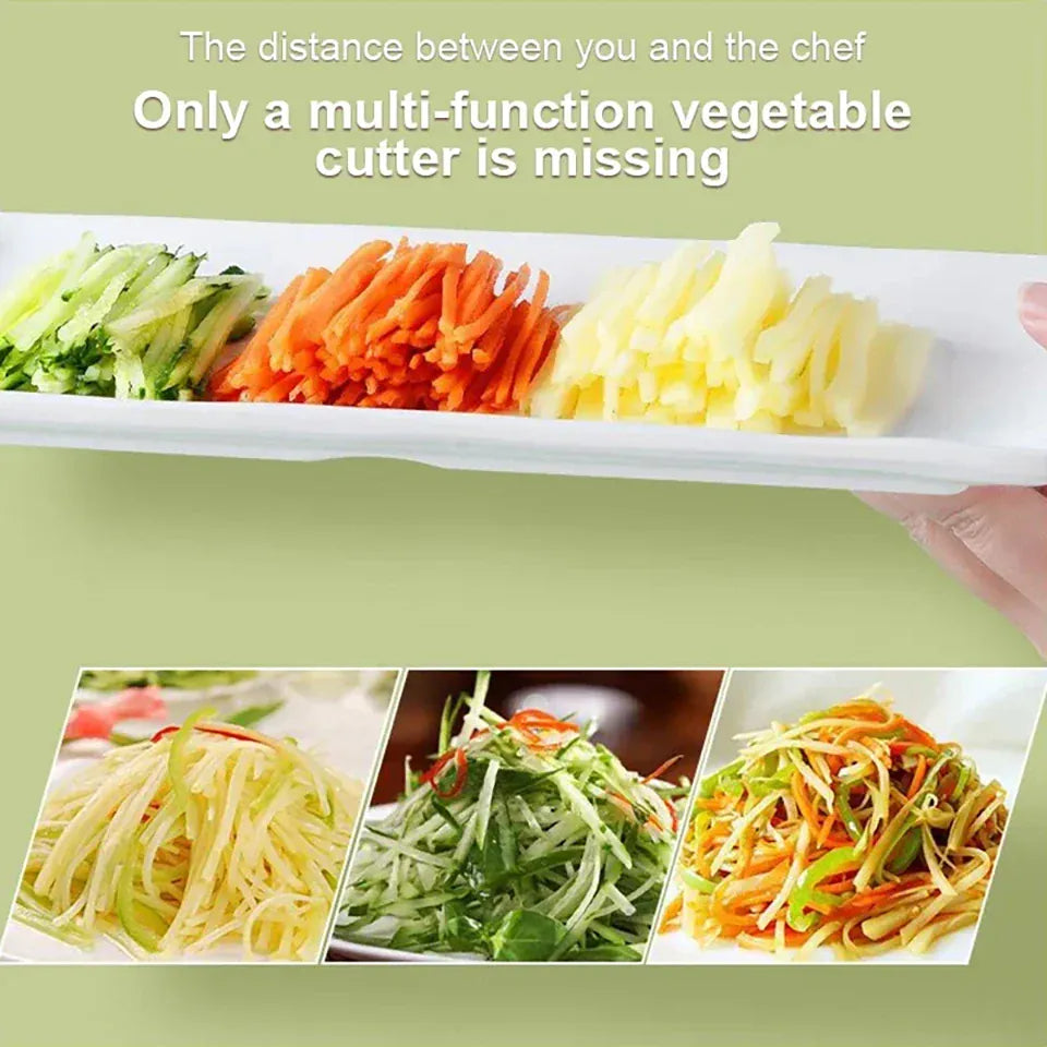 Mandoline Multifonction 5 Lames pour Légumes et Fruits Mandoline