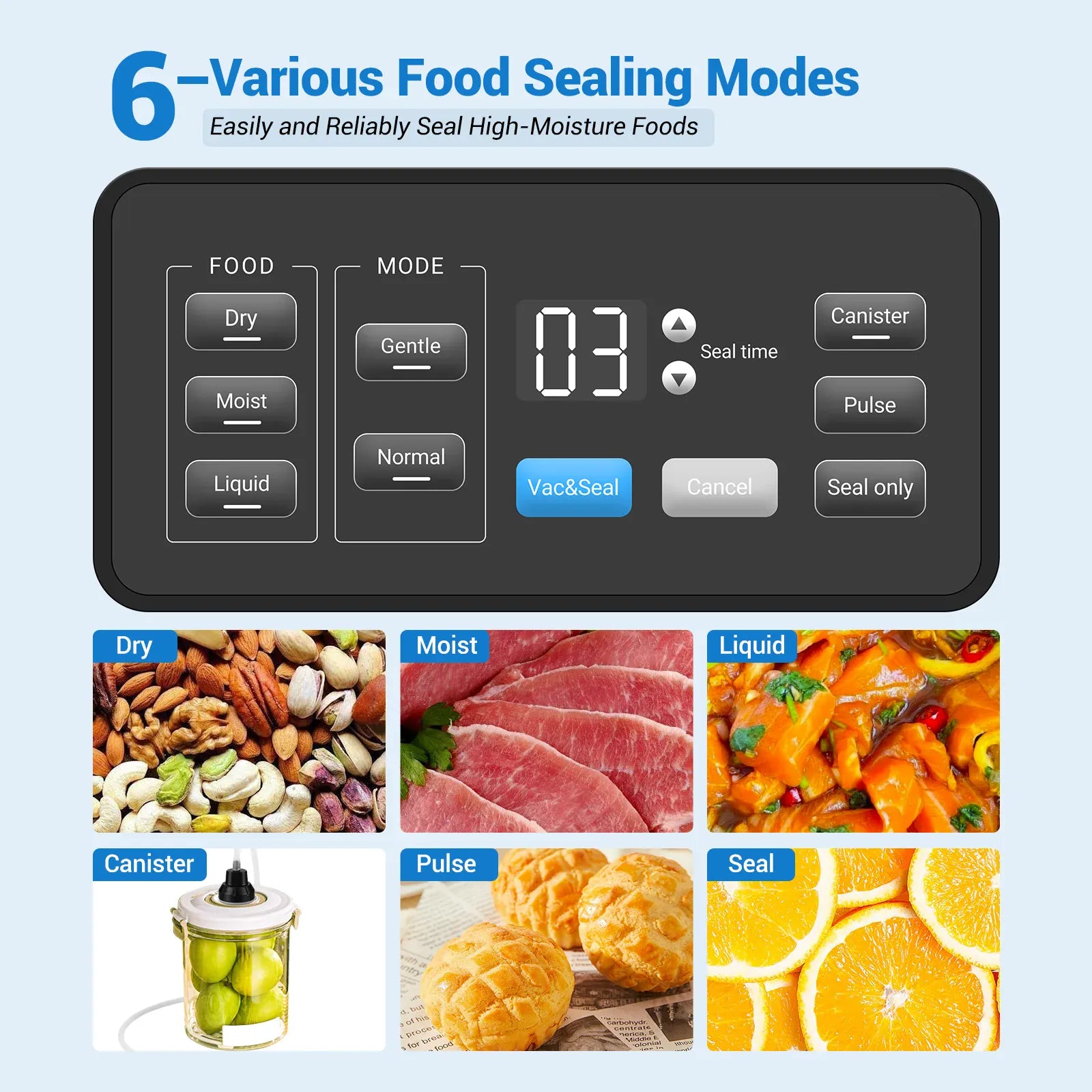Machine Sous Vide Alimentaire INKBIRD 150W – Double Pompe 80 kPa – Cutter Intégré et Sacs Inclus sv