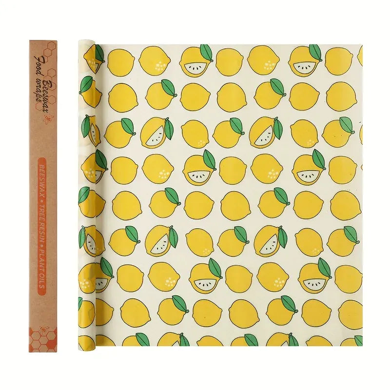 Film Alimentaire Cire d'Abeille Réutilisable 100x30 cm - Lot de 1 far