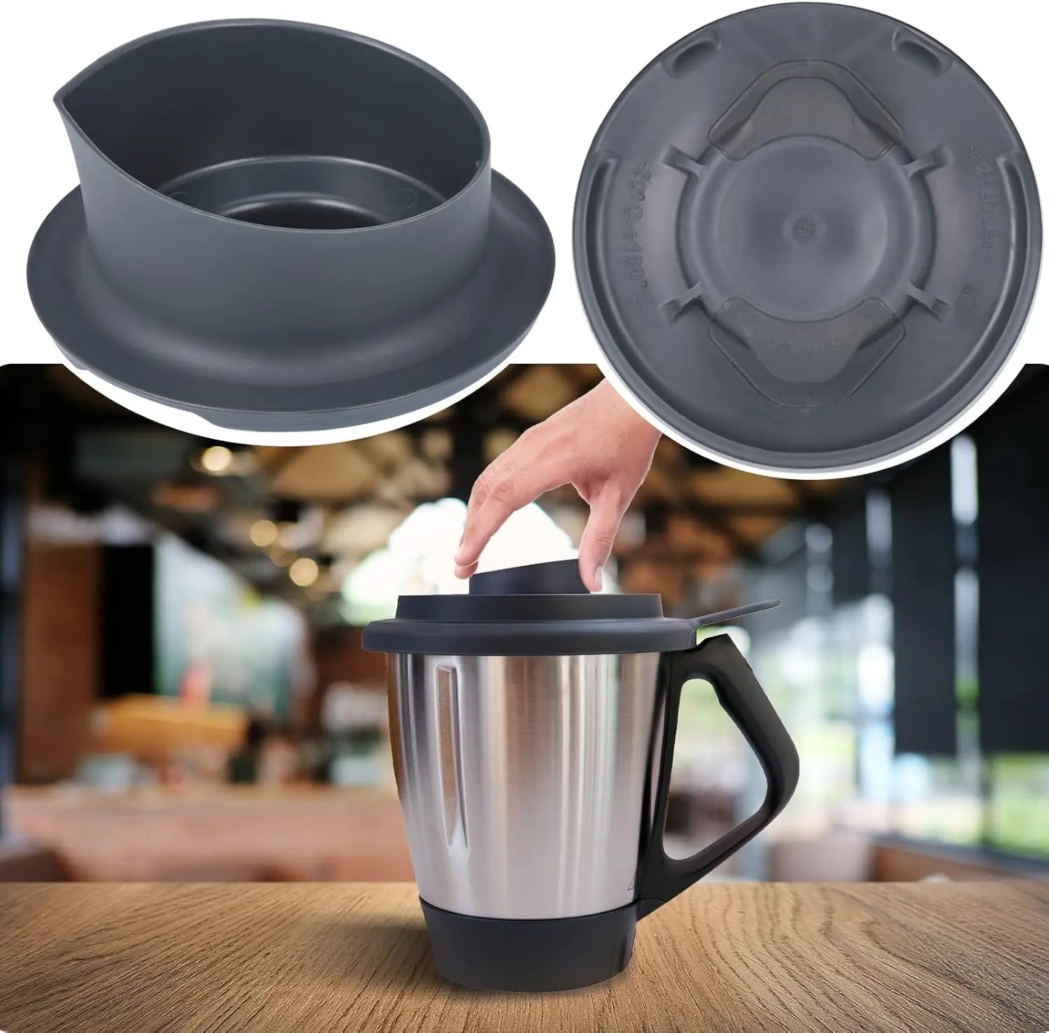 Lid Cap Thermomix 50 ml 100 ml pour TM5 et TM6 - Précision Utilisation Thermomix