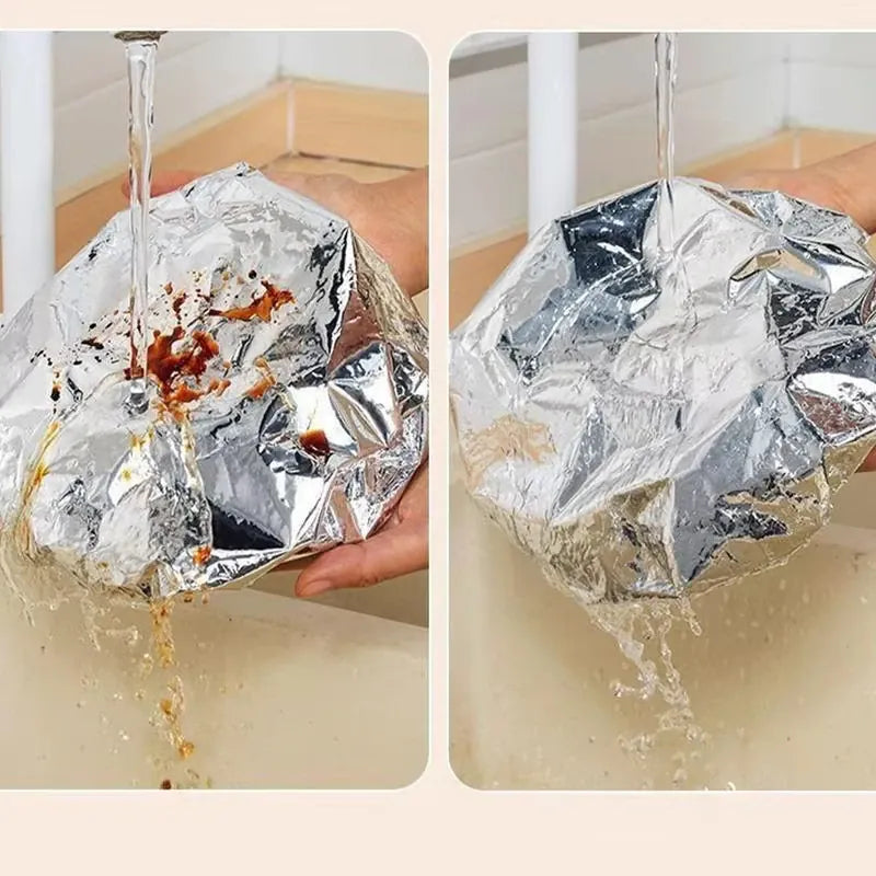 Couvercles Alimentaires Réutilisables en Aluminium - Lot de 60 Pieces