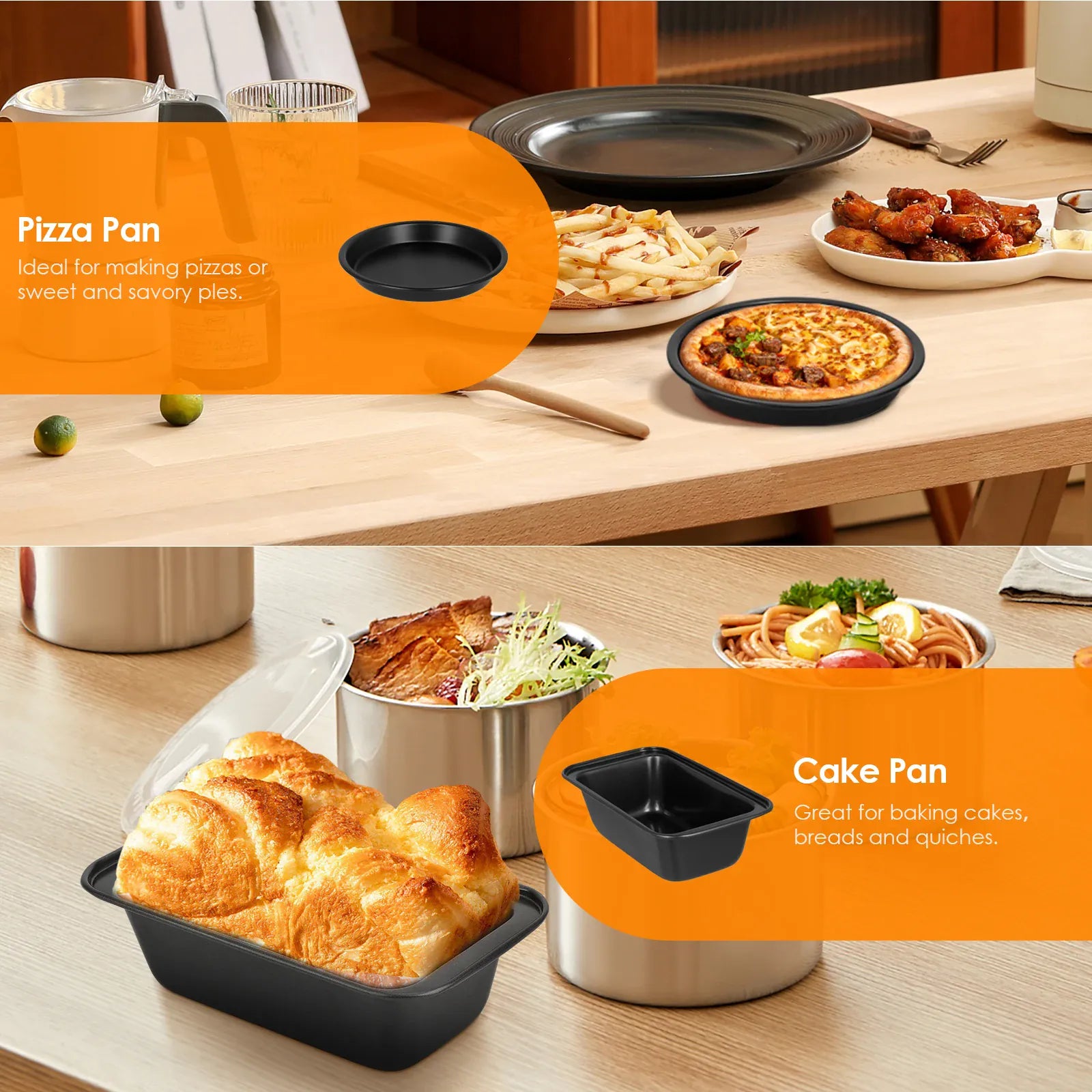 Kit Accessoires Air Fryer - Lot de 6 Pièces pour Cuisine Pratique Air Fryer