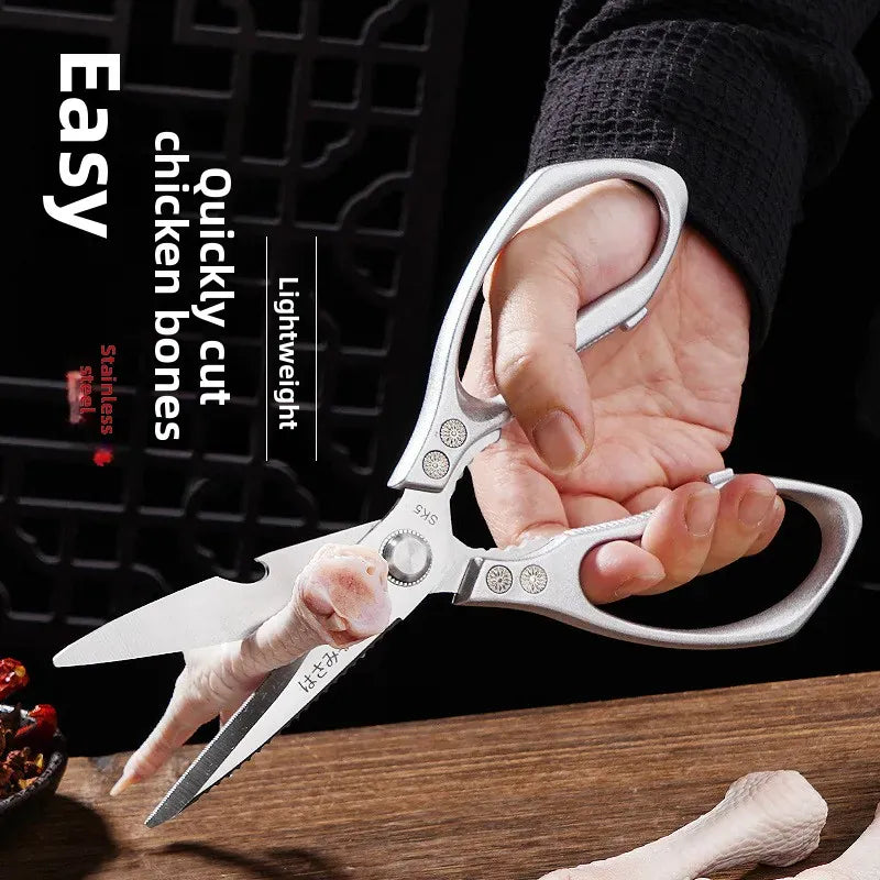 Ciseaux de cuisine en inox multifonction pour couper les os ciseaux