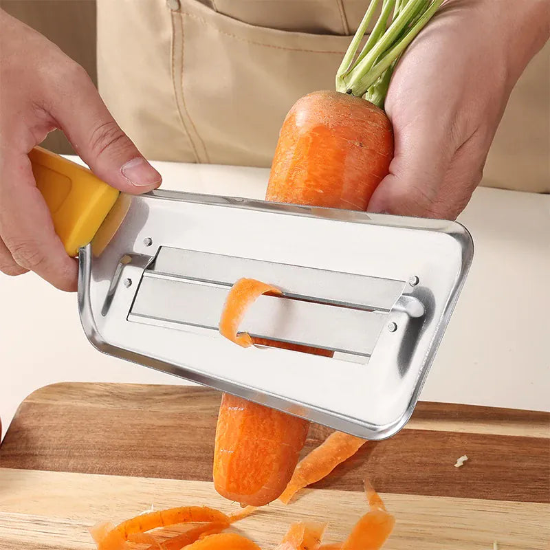 Coupe-légumes Inox Multifonction avec Poignée | Slicer de Chou Coupe Légumes