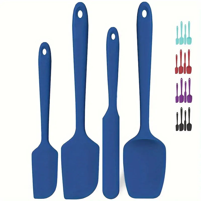 Set Spatules Silicone 4 pièces Résistantes à la Chaleur pour Cuisine spatule en silicone