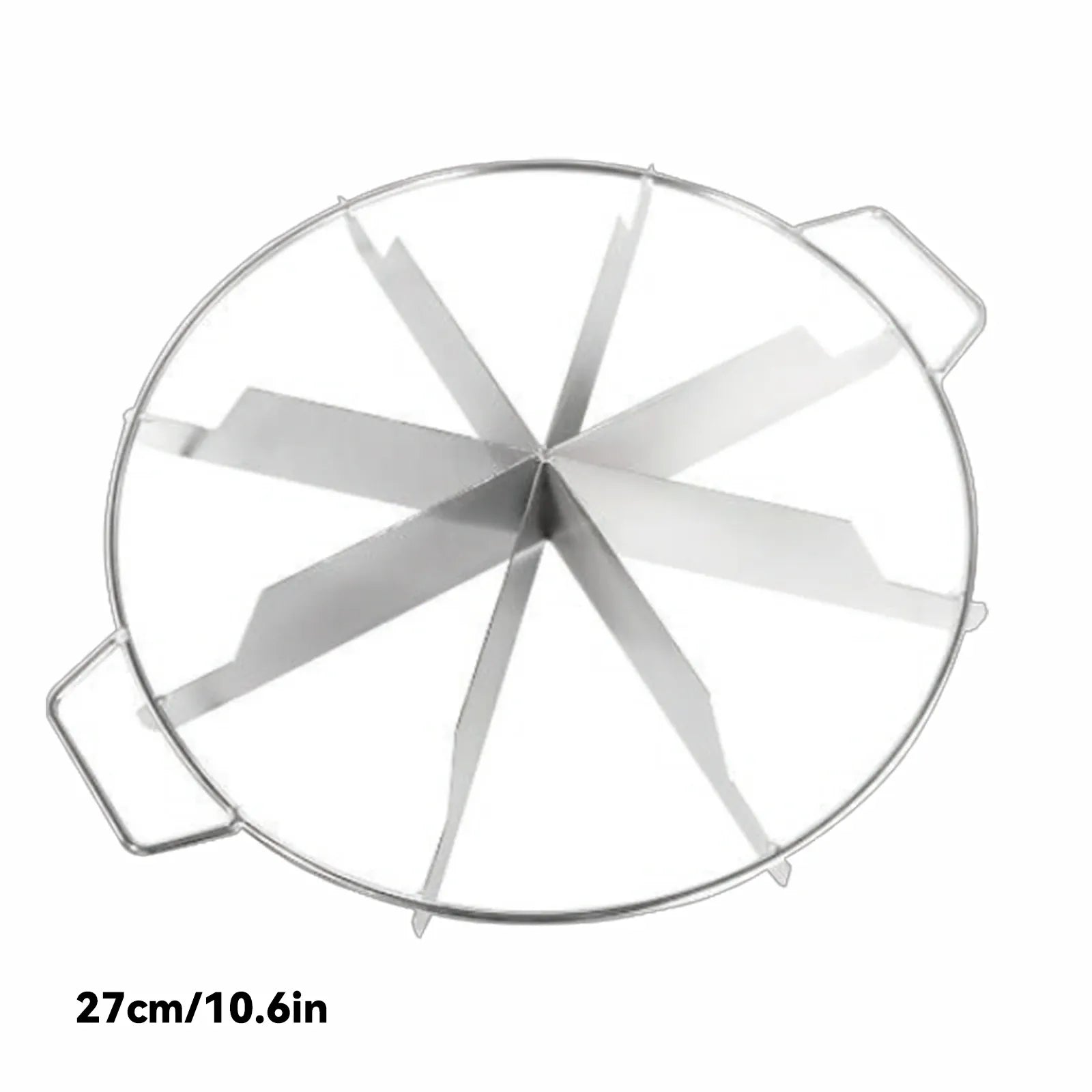 Coupe-gâteau en acier inoxydable - Marqueur de portions pour 10 parts