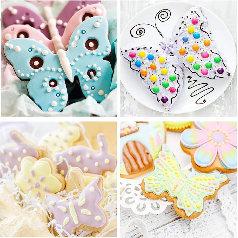 Emporte-pièces à Biscuits en Acier Inoxydable - 5 Pièces Papillon emportepieces