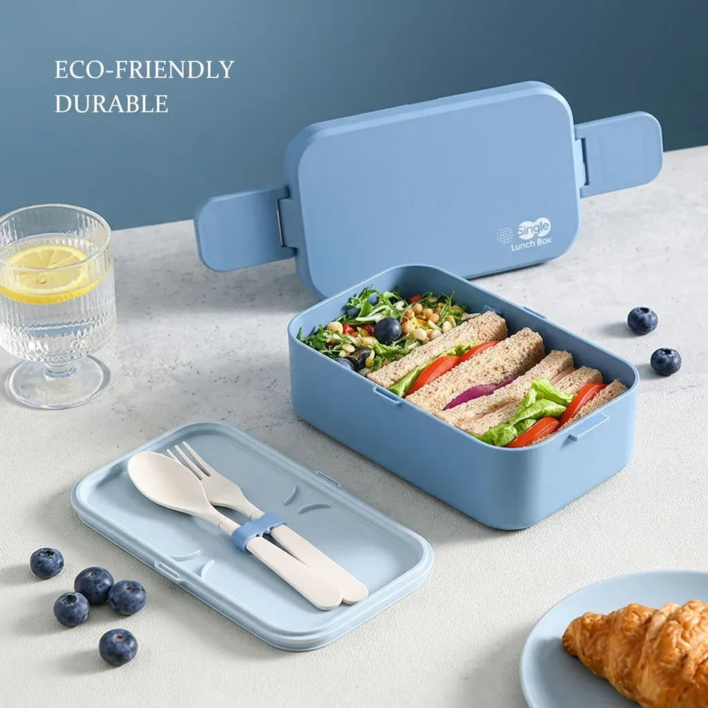 Bento 2 Étages Bambou 760ml + 1200ml | Micro-ondable et Compartimenté Bento
